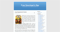 Desktop Screenshot of freedownloadaday.com