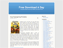 Tablet Screenshot of freedownloadaday.com